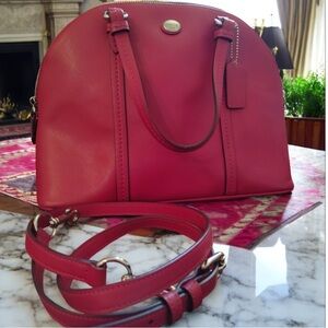Coach Payton Elegant Pink Leather Hand Shoulder Bag